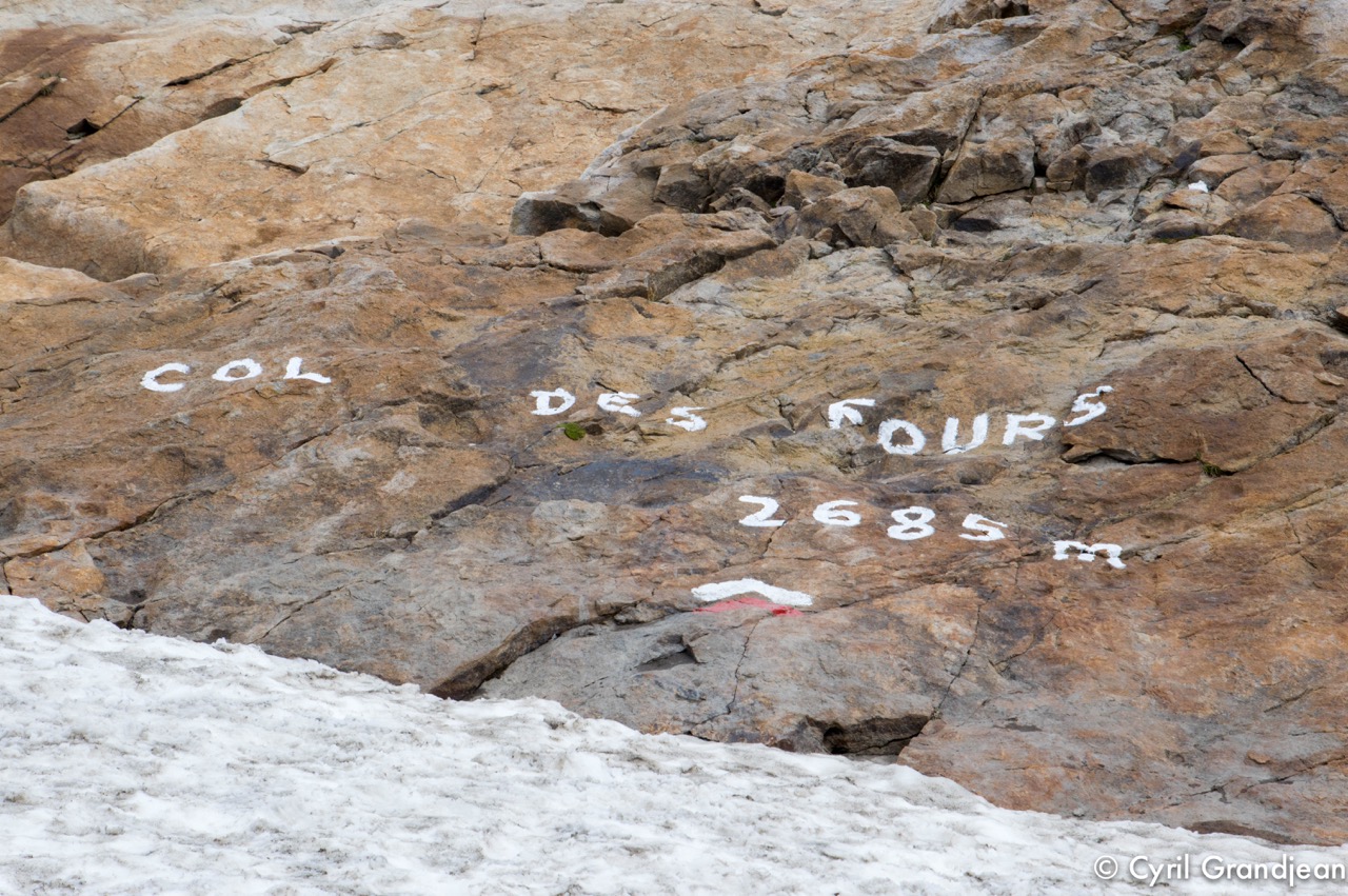 Summit of tête Nord des Fours
