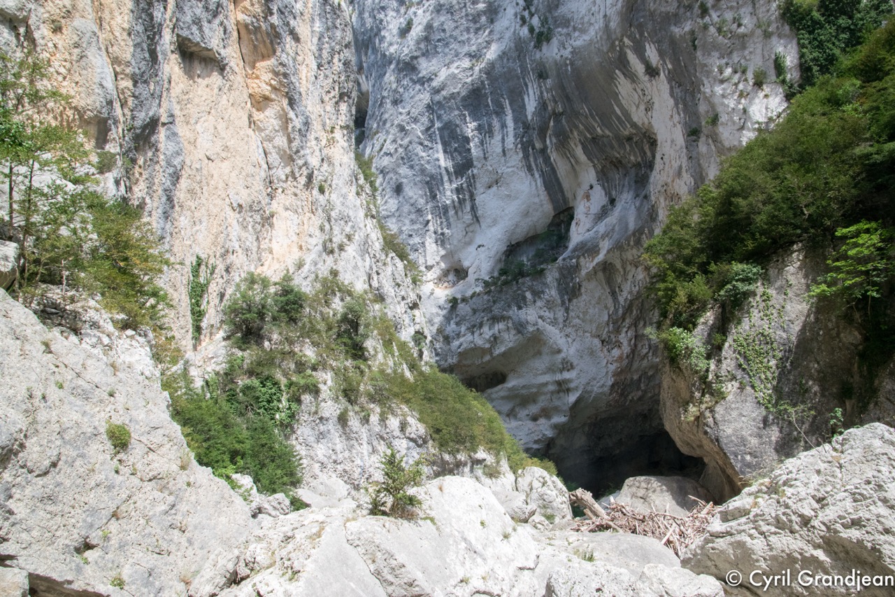 Verdon - Imbut footpath and Vidal footpath