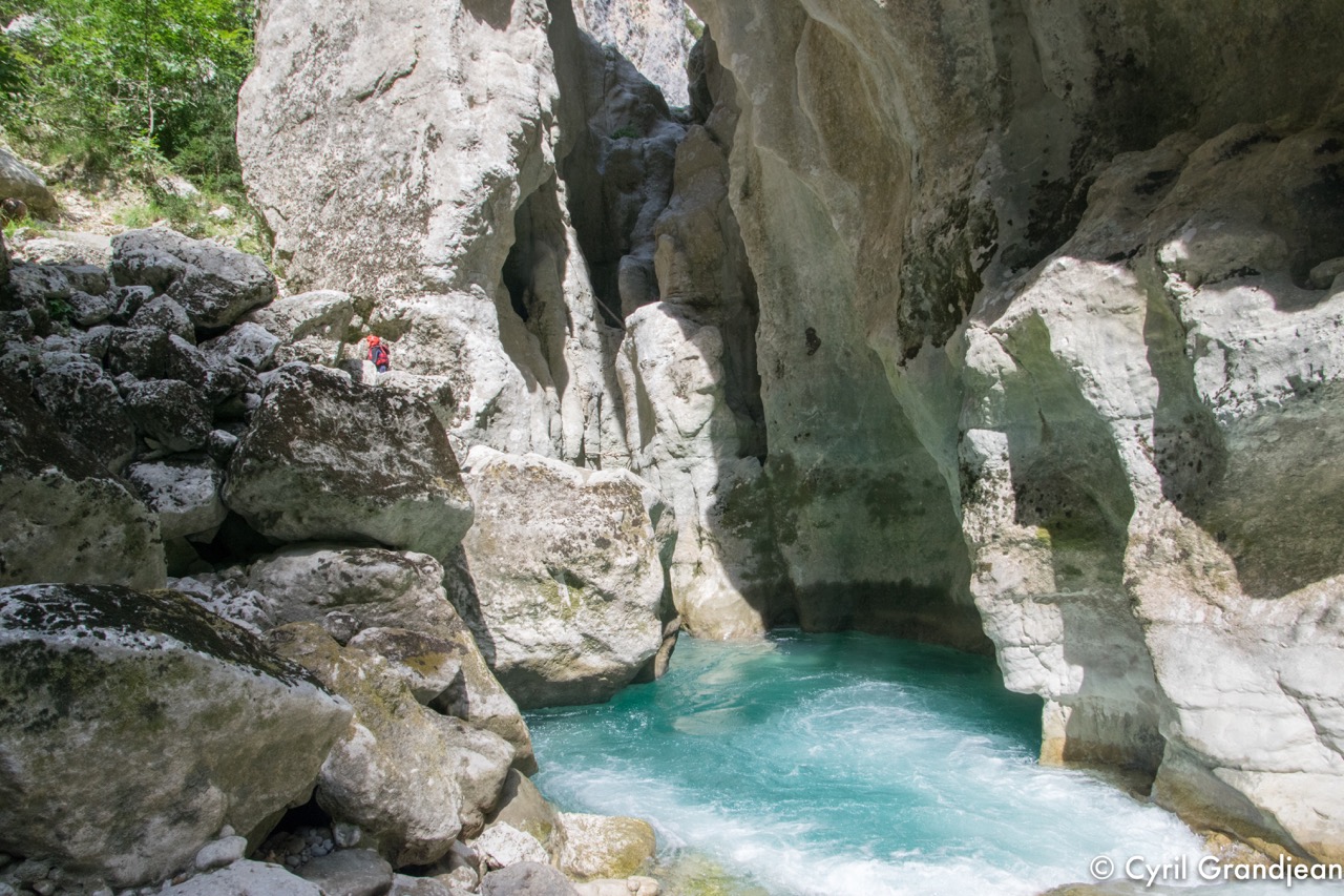 Verdon - Imbut footpath and Vidal footpath