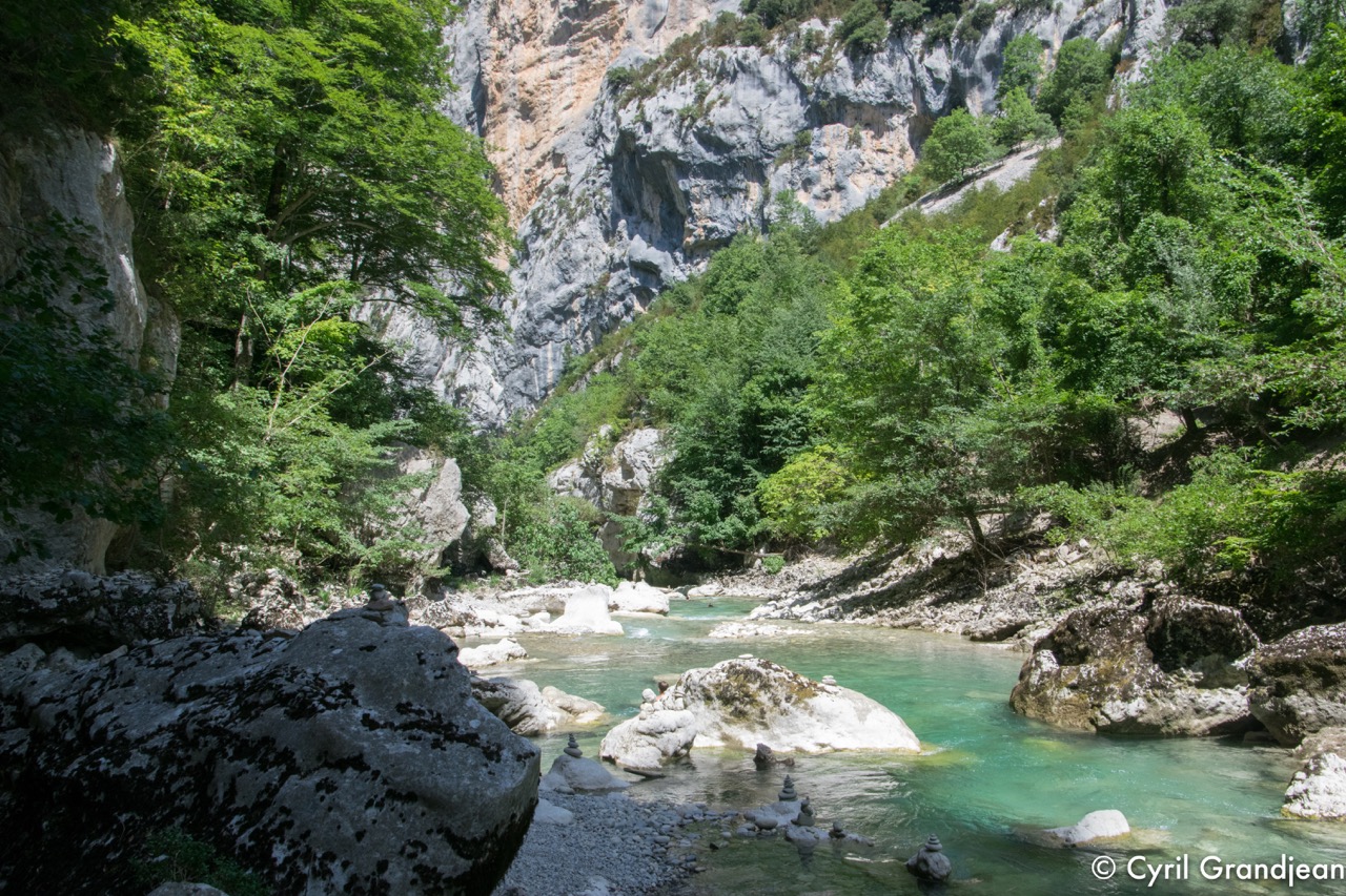 Verdon - Imbut footpath and Vidal footpath