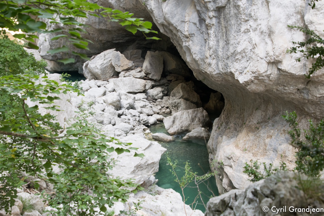 Verdon - Imbut footpath and Vidal footpath